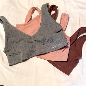 Daisy Fuentes wireless t-shirt bras. Set of three. Never worn.